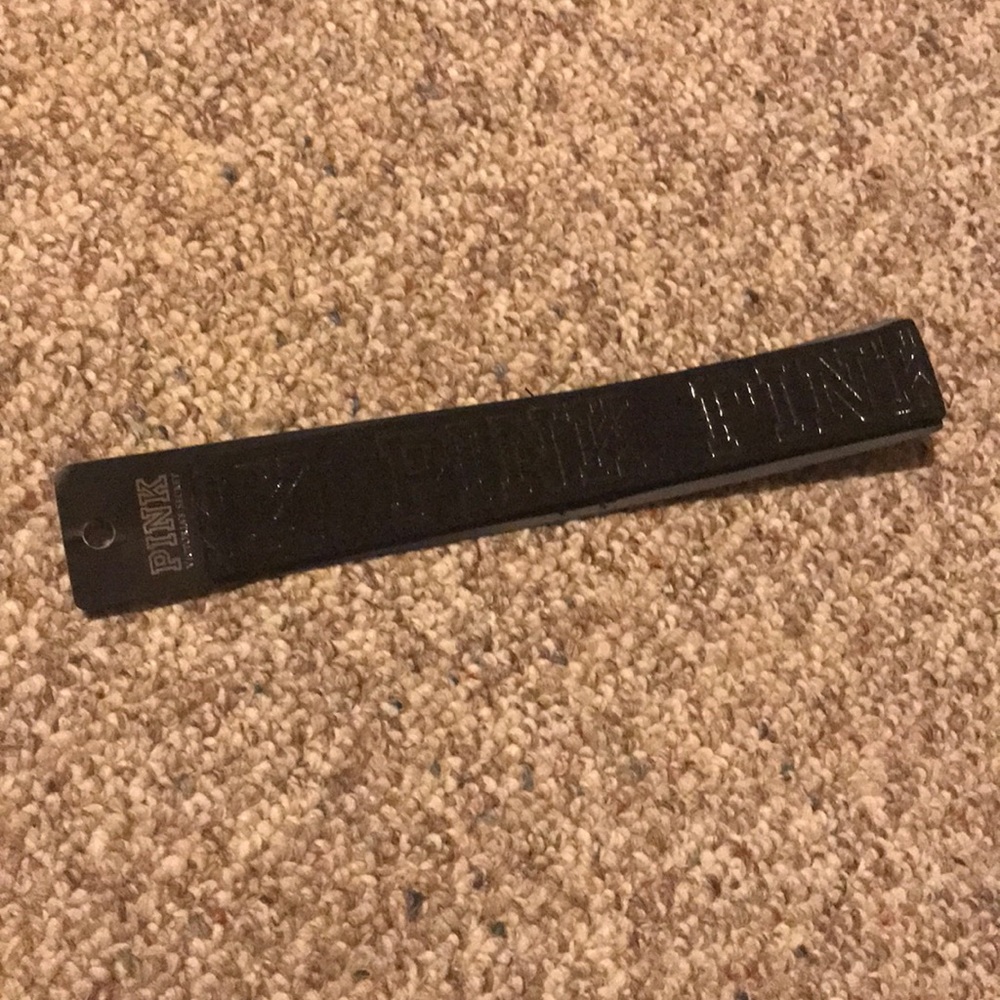 PINK all black no slip headband